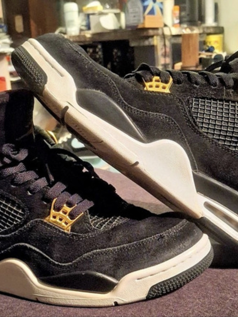 Jordan Air Jordan 4 Retro 'Royalty' Black & White US 12